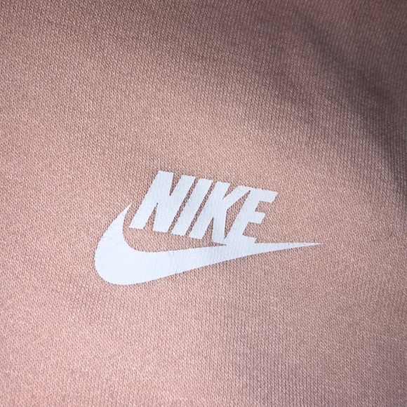 Nike pink sweatshirt with folded hood - Picture 2 of 5
